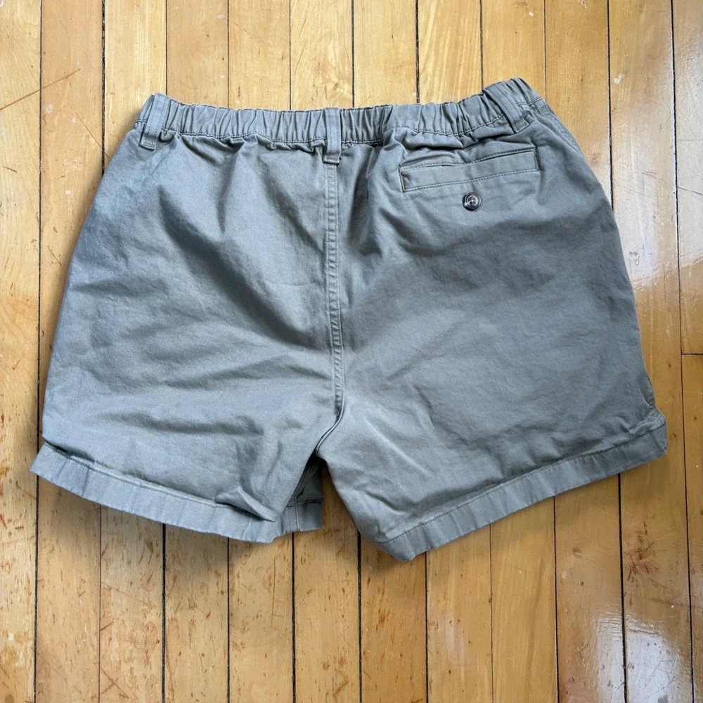 Chubbies Khaki Originals Mens Large Beige 5.5 Inseam Preppy Casual Pull On